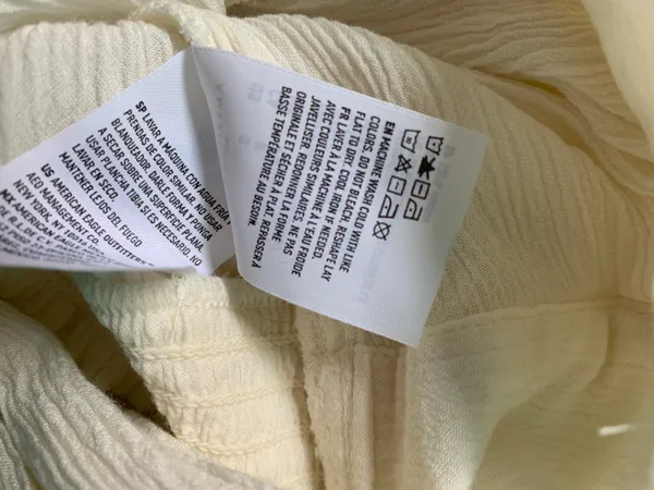 American Eagle Cream Blouse - Image 3