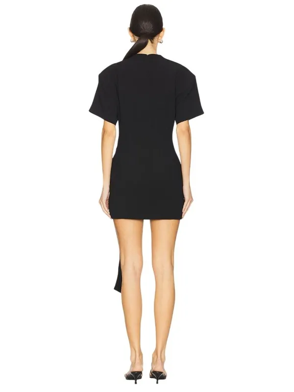 Lioness Martini Mini Dress in Onyx Medium New Womens Tailored Shirtdress - Image 4