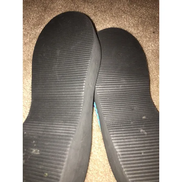 Women's Multicolor & Black Fashion Flip Flops Thong Shoes Size 10 - Image 8