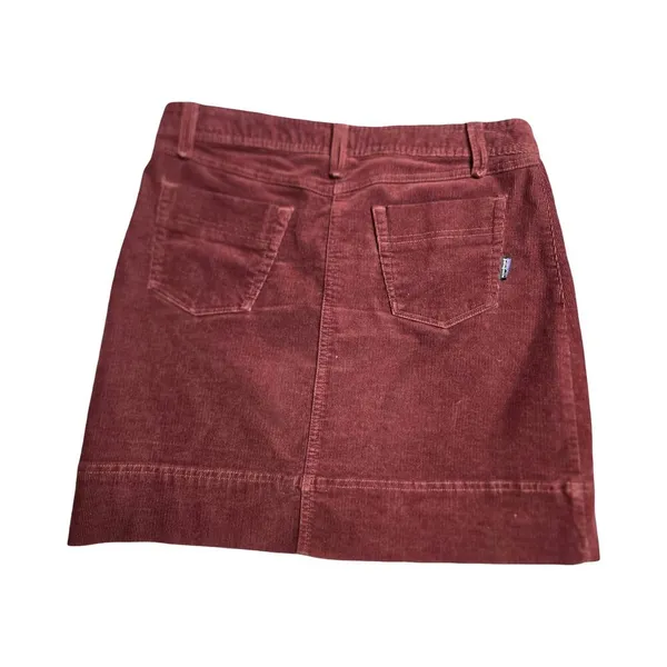 Patagonia Corduroy Red‎ Women's Skirt Size: 6 - Image 3