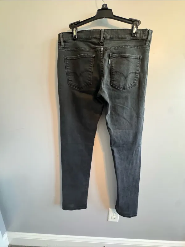 Levi's 531 Low Skinny Gray‎ Wash Stretch Jeans Women's 8/29 - Image 3