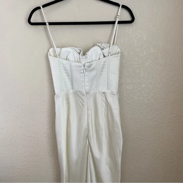 HOUSE OF CB 'Charmaine' Ivory white Corset Maxi Dress/Size S A-C NWOT - Image 10