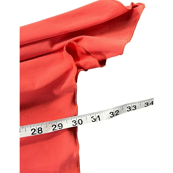 Rhapsody Y2K‎ Strapless Bow Front Mini Dress M Coral Pink Sleeveless Coquette - Image 10
