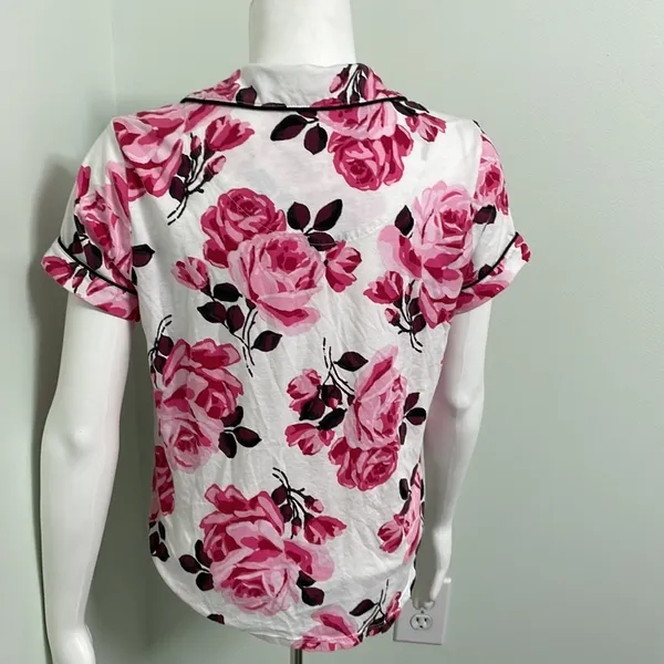 kate spade rose pj shirt - Image 3