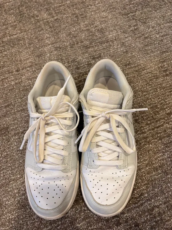 Light Grey Nike Dunk Low Smoke Women’s - Image 2