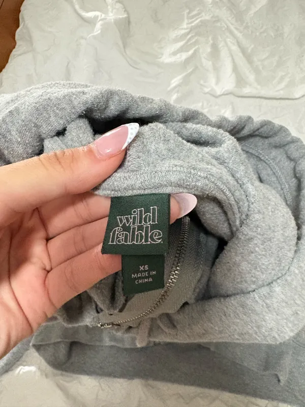Wild Fable Grey Oversized Zip Up jacket  - Image 2