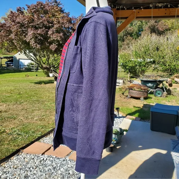BANANA REPUBLIC cotton contrast utility jacket L - Image 4
