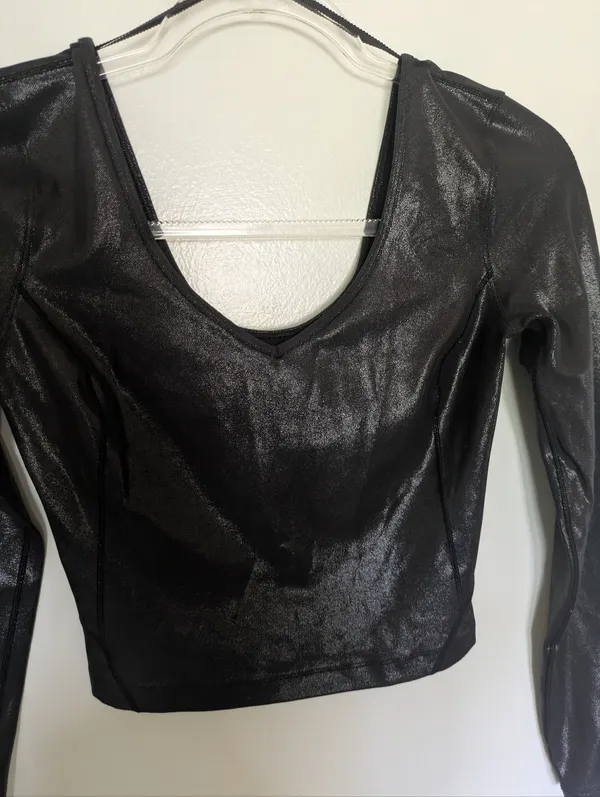 Lululemon Align Long Sleeve Shirt Shine Black 4 - Image 2