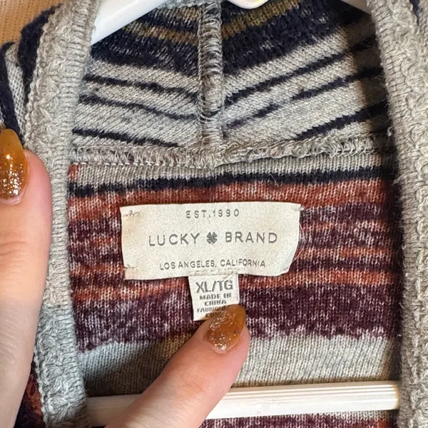 Lucky Brand Multicolor aztec Open Front Cardigan - Image 2