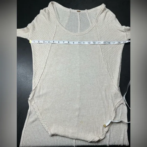 Free People Size M White Ventura Thermal - Image 7