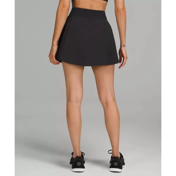 Lululemon Side-Pleat High-Rise Tennis Black Skirt Size 4 NWT - Image 3