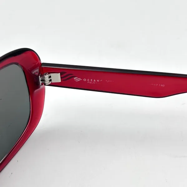 Oceano Sunglasses FRAMES Womens OC029 Red‎ Made in Italy 55-17-140 Ready for RX - Image 6