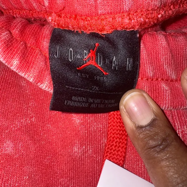 Jordan Women's Athletic Shorts in Washed Red - Image 3
