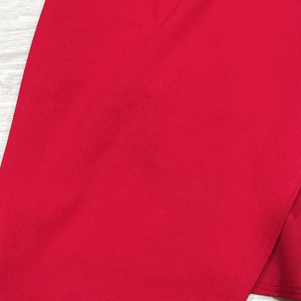 Windsor Red Asymmetrical Slip Dress #399 - Image 5