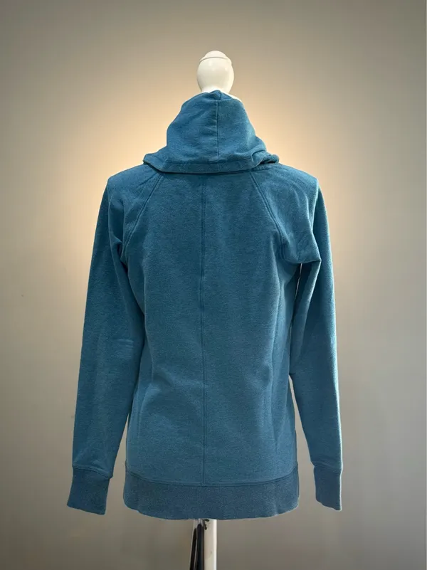 Blue L.L. Bean Funnel Neck Sweatshirt Size S EUC - Image 2