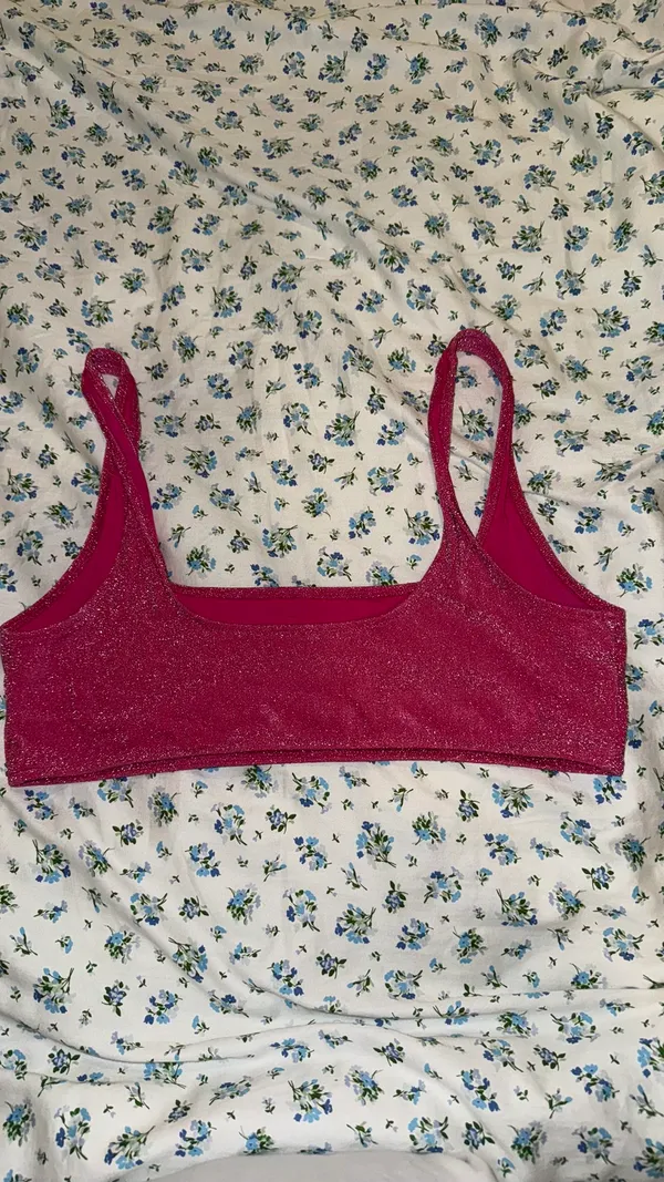 Skims Sparkle Bikini Top - Image 3