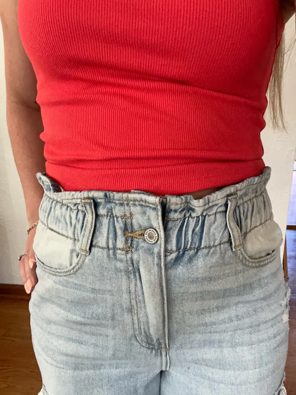 KanCan Paperbag Waist High-Rise Jeans - Image 2
