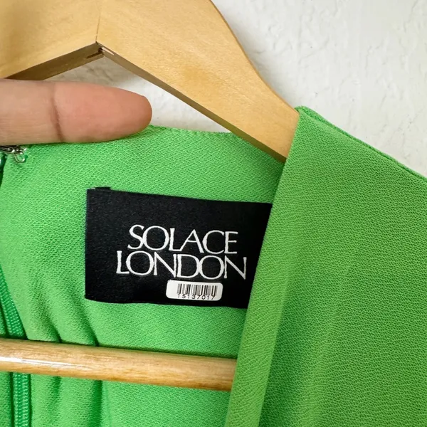 The Lorena Midi Dress in Bright Green - Image 6