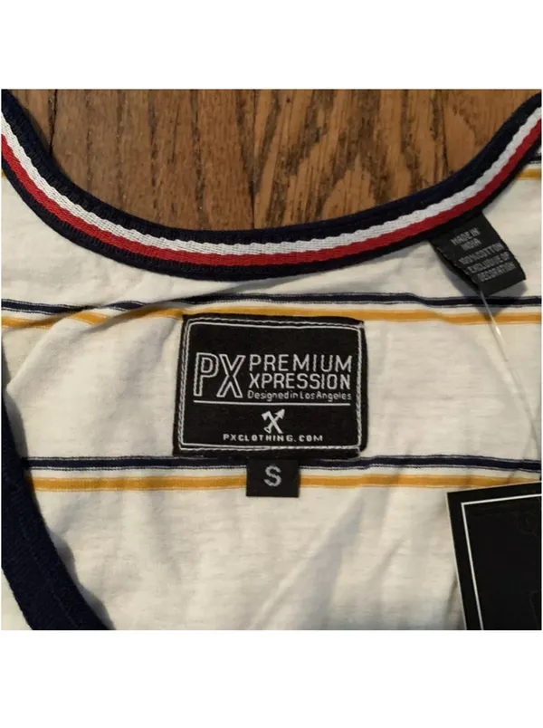 Nordstrom PREMIUM XPRESSION PX Striped SMALL TANK TOP TEE T SHIRT MENS NEW - Image 5