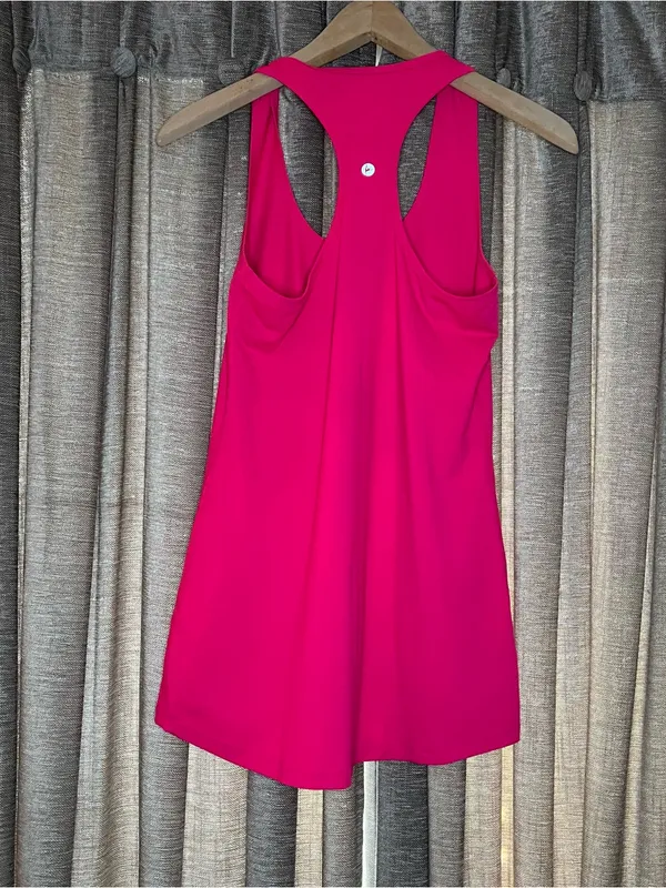90 Degree By Reflex Vibrant Pink Racerback Active Tank Size Medium - Image 7