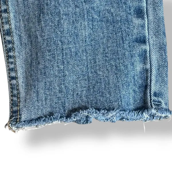 PacSun Vintage Icon Distressed Skinny Jeans Light‎ Wash Raw Hem 23 Inch Waist - Image 7