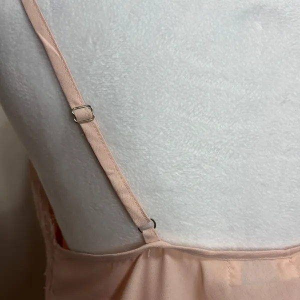 Julia Silky‎ Lace Trim Camisole Top Womens L Pink Coquette Y2K Fairy NWT Gift - Image 10