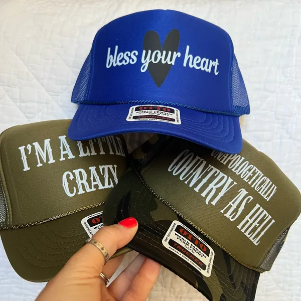 Bless your heart Megan inspired country trucker hat - Image 3