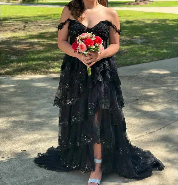 Jovani Black Prom Dress - Image 2