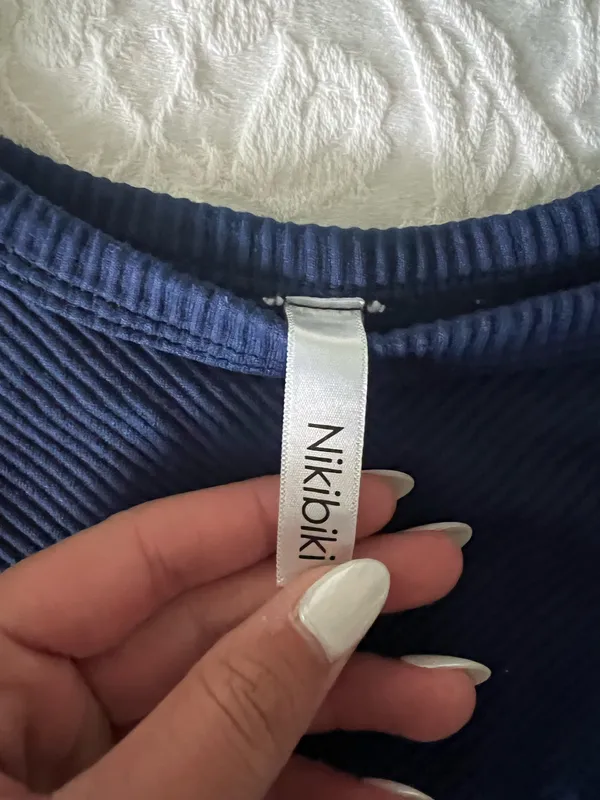 Navy Blue Nikibiki Tank Top - Image 2