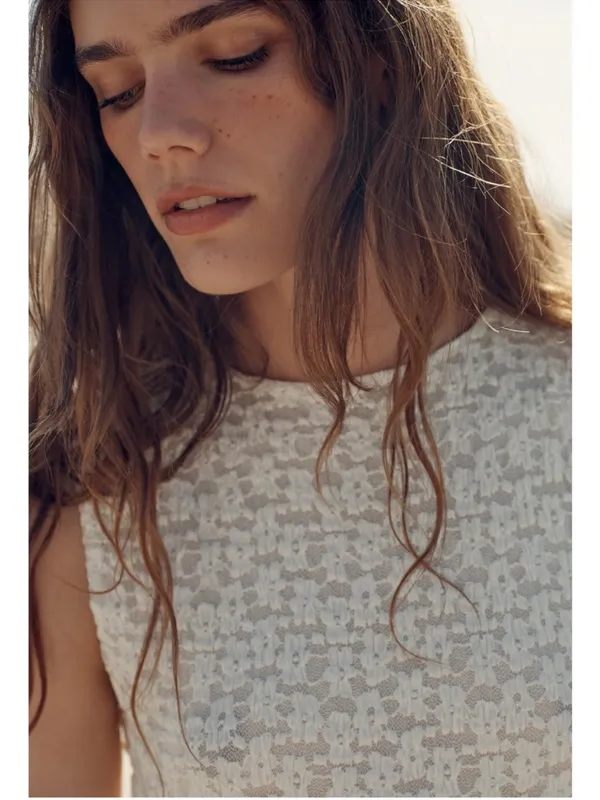 Zara Long lace dress. S-M - Image 6