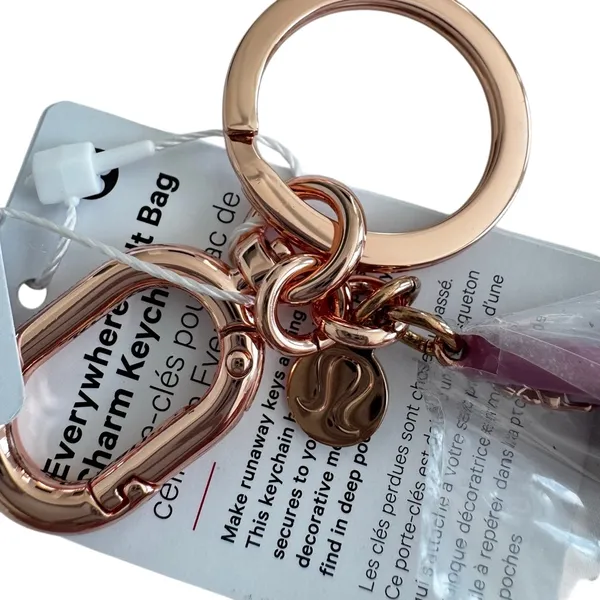 Lululemon Everywhere Belt Bag Key Charm Pink Frosting - Image 8