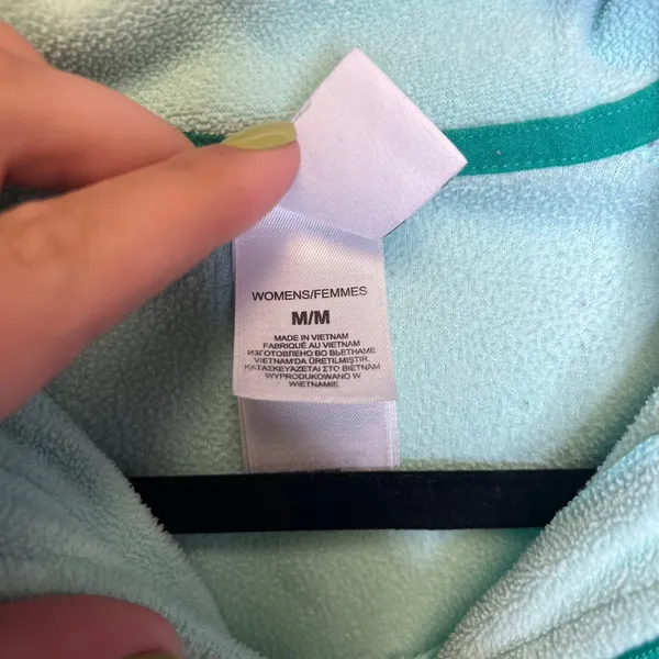 The North Face Womens TKA 100 Glacier Quarter Zip Fleece Mint Green Medium - Image 3