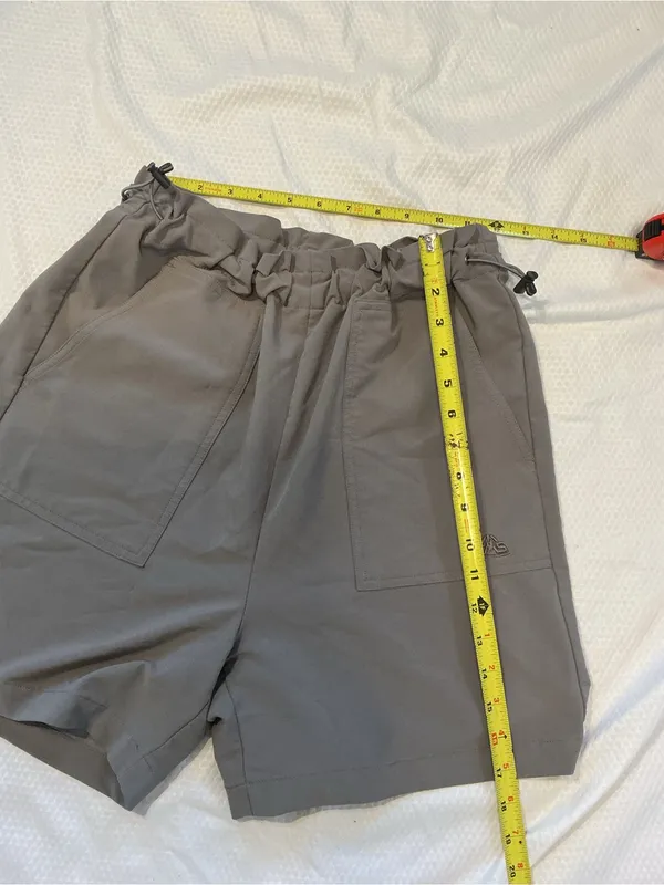 Athletic Drawstring Shorts in Gray - Image 3