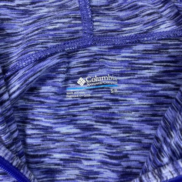 Columbia Jacket Womens Small Blue Hooded Full Zip Sienna Golf‎ Club Lightweight - Image 3