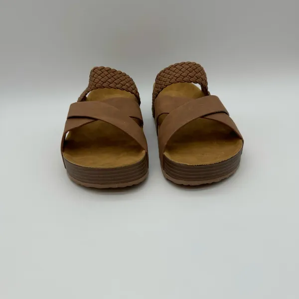 New. Brown Sandals for Women – Soft Cushioned Soles, Casual Warm Weather Wear - Image 7