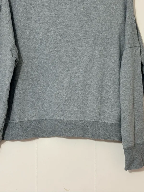 Vuori Cleo Mock Neck Sweatshirt Gray Pullover Relaxed Lounge Athleisure Size S - Image 3