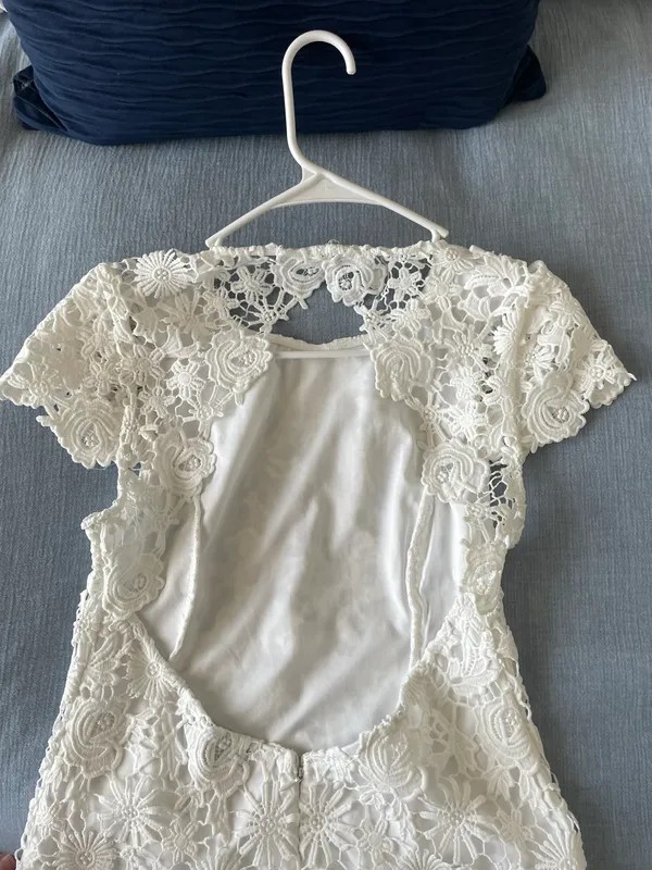 Lulus White  White Lace Dress - Image 7