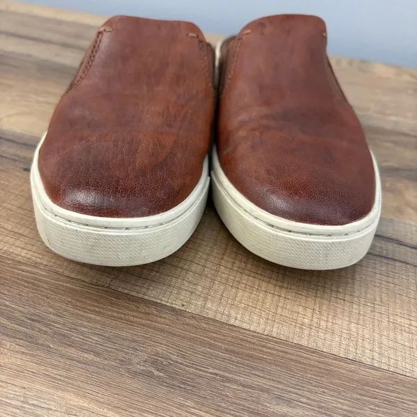 Frye Ivy Leather Slip On Mule Clog Cognac Brown Women’s - Image 3