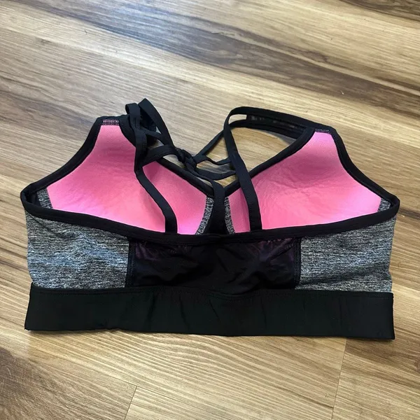 Victoria’s Secret Ultimate black racerback L sports bra - Image 2
