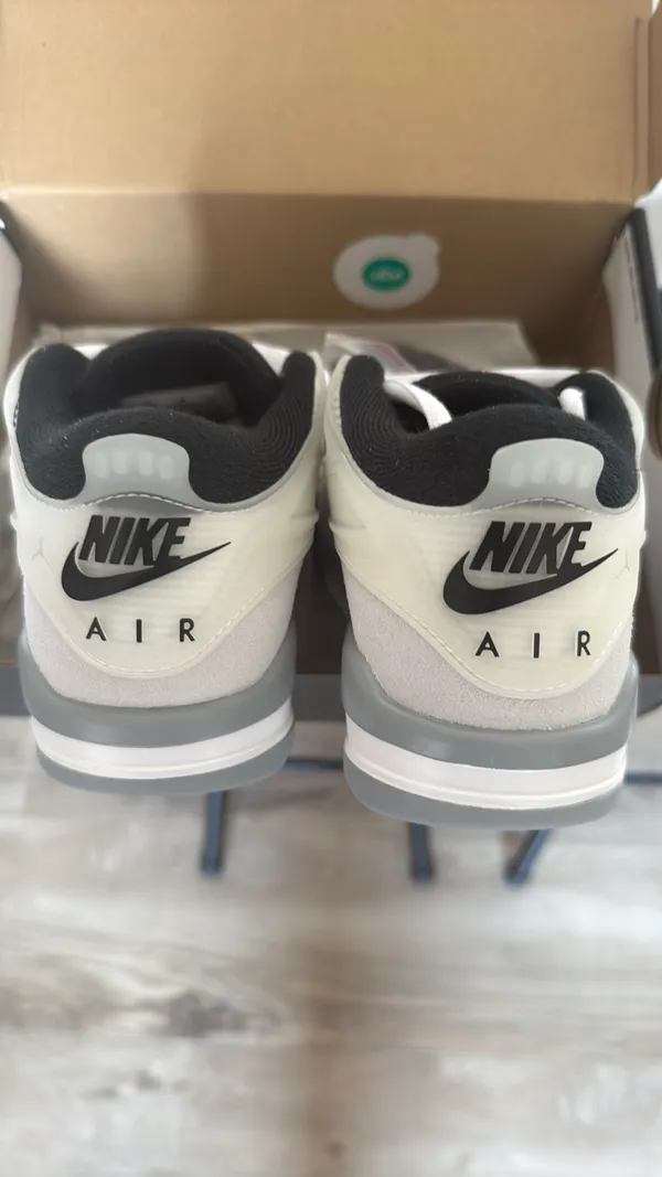 Nike Air Jordan 4 RM GS White Black Grey Size 5.5Y New w/ Box + Extra Laces - Image 14