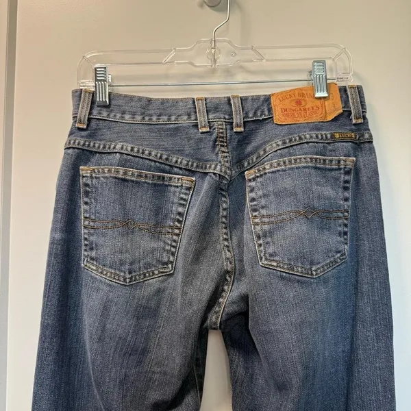 Vintage Lucky Brand Women's Easy Rider Low‎ Rise Jean Medium Wash Bootcut 8/29 - Image 4