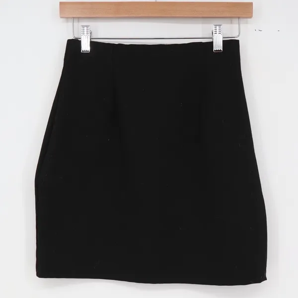 Ardene Skirt Womens S Black Mini Stretch Excellent - Image 4