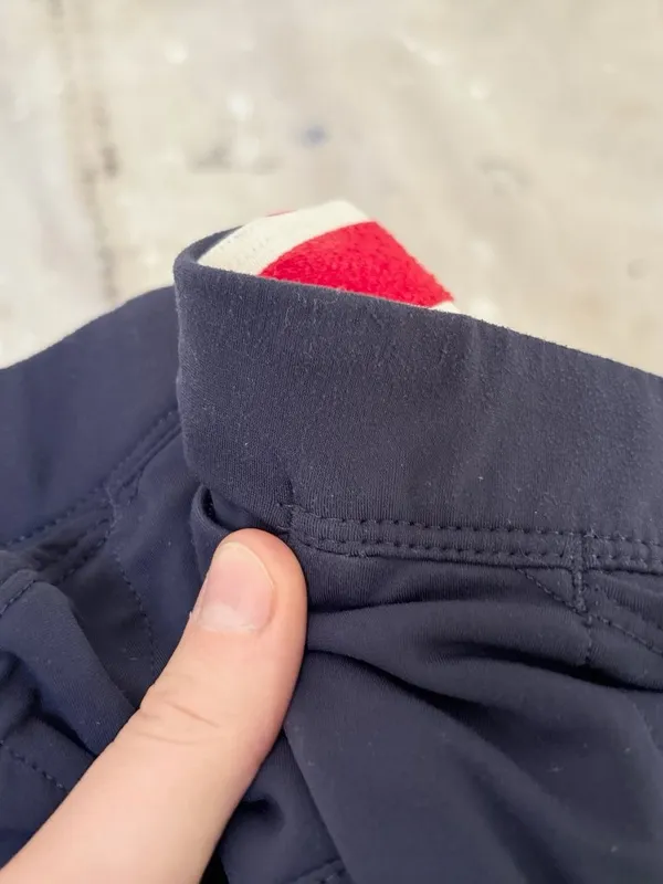Tracksmith Turnover Short Tights in Navy Blue - Image 4