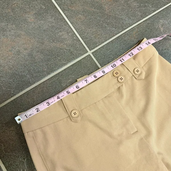 NEW Princess Polly Veronika Pants Flare Leg Trousers Beige US 4 NWT - Image 10