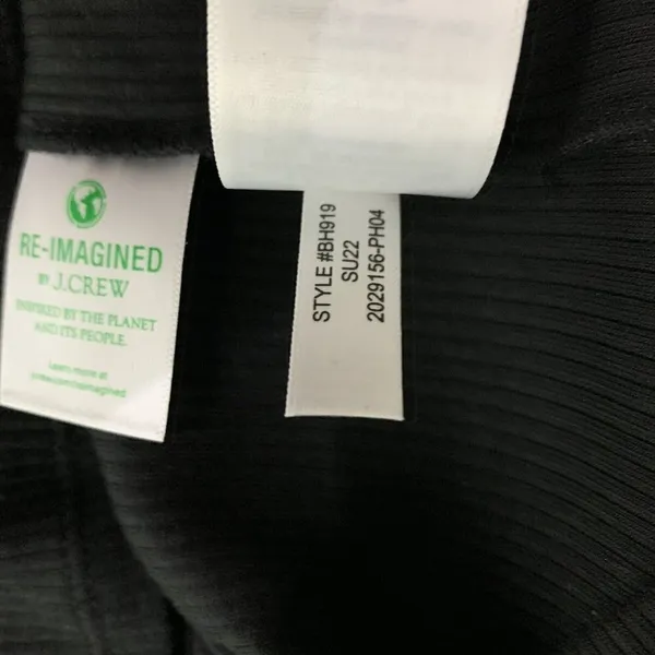 J. Crew‎ Women’s Top Medium Black Short Sleeve - Image 7