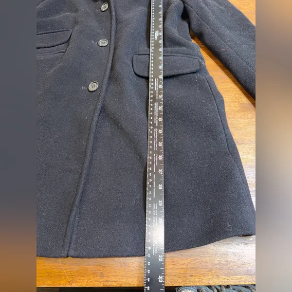 Ralph Lauren Wool Blend Walker Pea‎ Coat - Image 6
