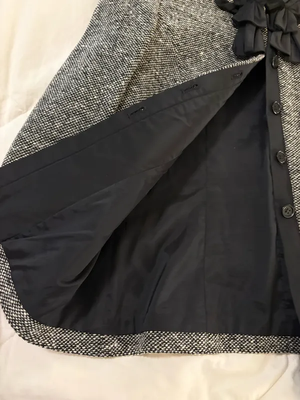 DKNY Gray & Black Blazer Jacket - Image 4