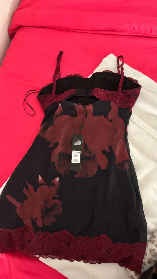 Courtney Mesh Lace Mini Dress - Image 6