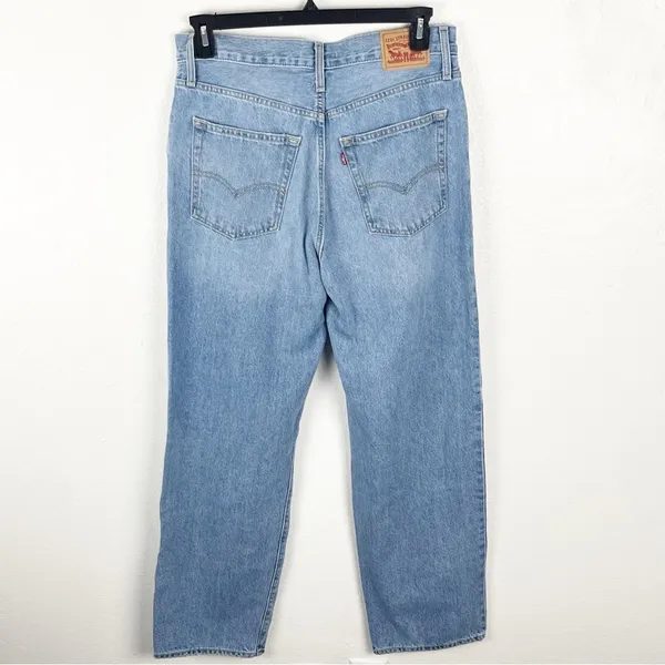 LEVI’S ‘94 Baggy 100% Cotton Light Wash Ripped High Rise Jeans, Size 30 - Image 2