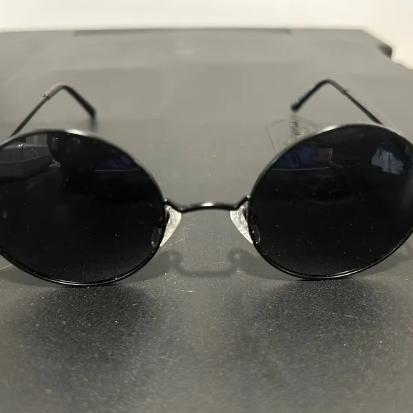 Round Black Sunglasses - Image 10